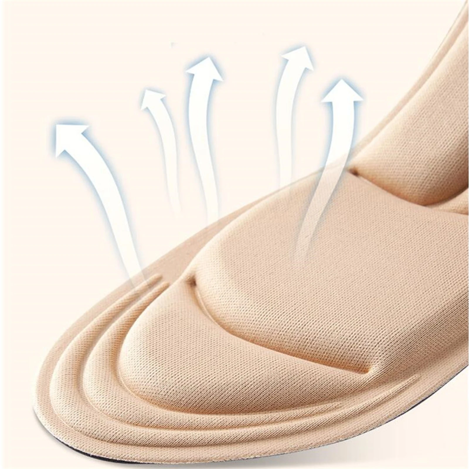 5D Memory Foam Shock Absorbant Sports Insoles Sneaker Women Men Flat Feet Arch Support Massage Plantar Fasciitis, shoe insoles, orthopedic insoles