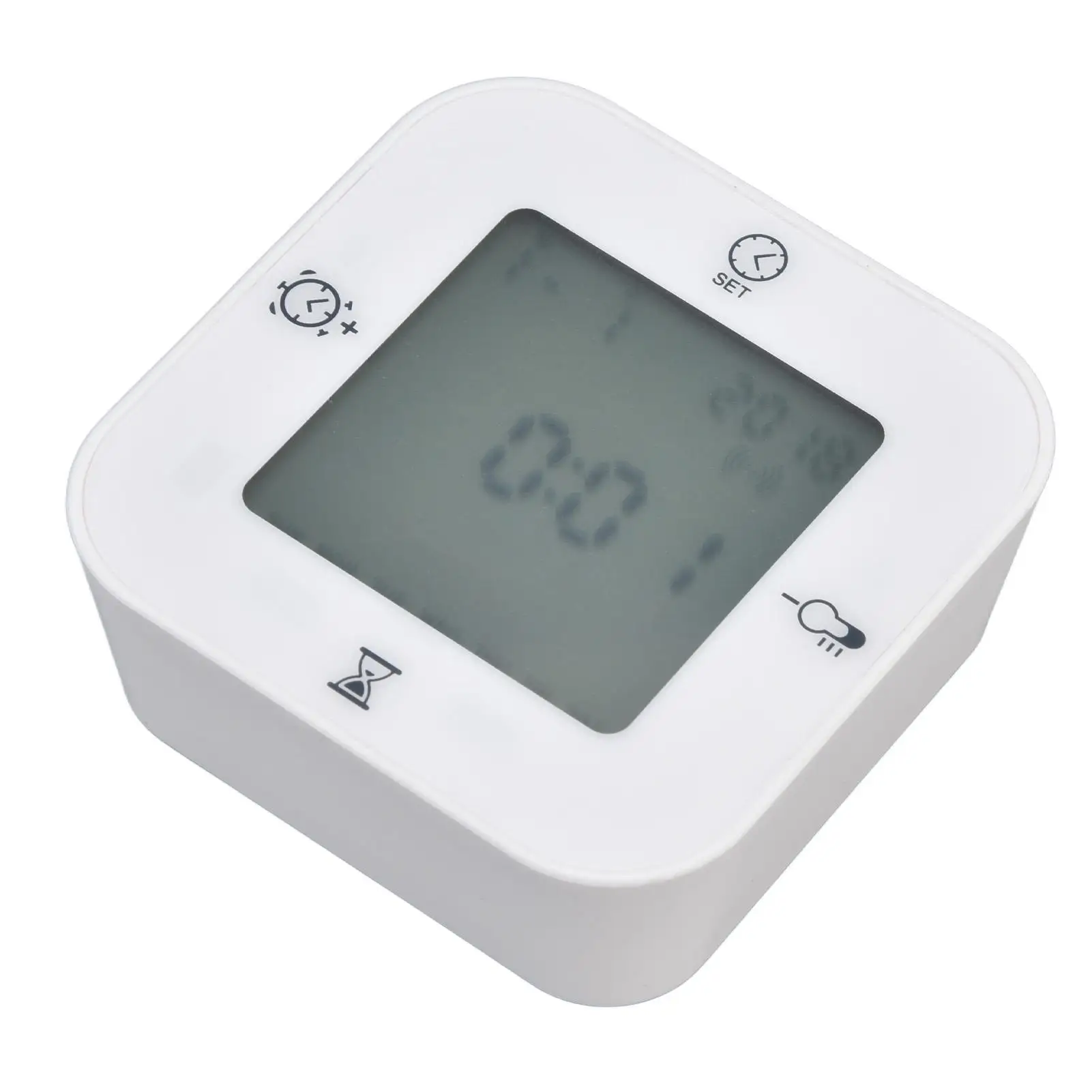 Digital Thermo Hygrometer for alarm Clock with Voice Control & Backlight-Gravity Sensor for temperature Display