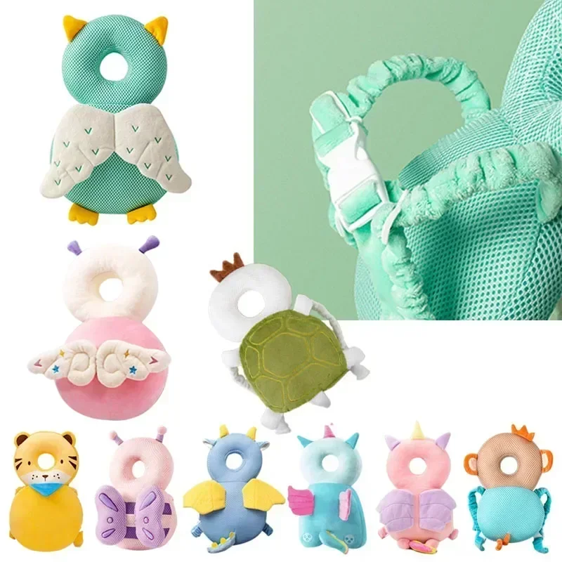 Toddler Baby Head Protector Safety Corner Guards Prevent Back Injured Angel Bee Cartoon Edge Security Protective Headgear 1-3T