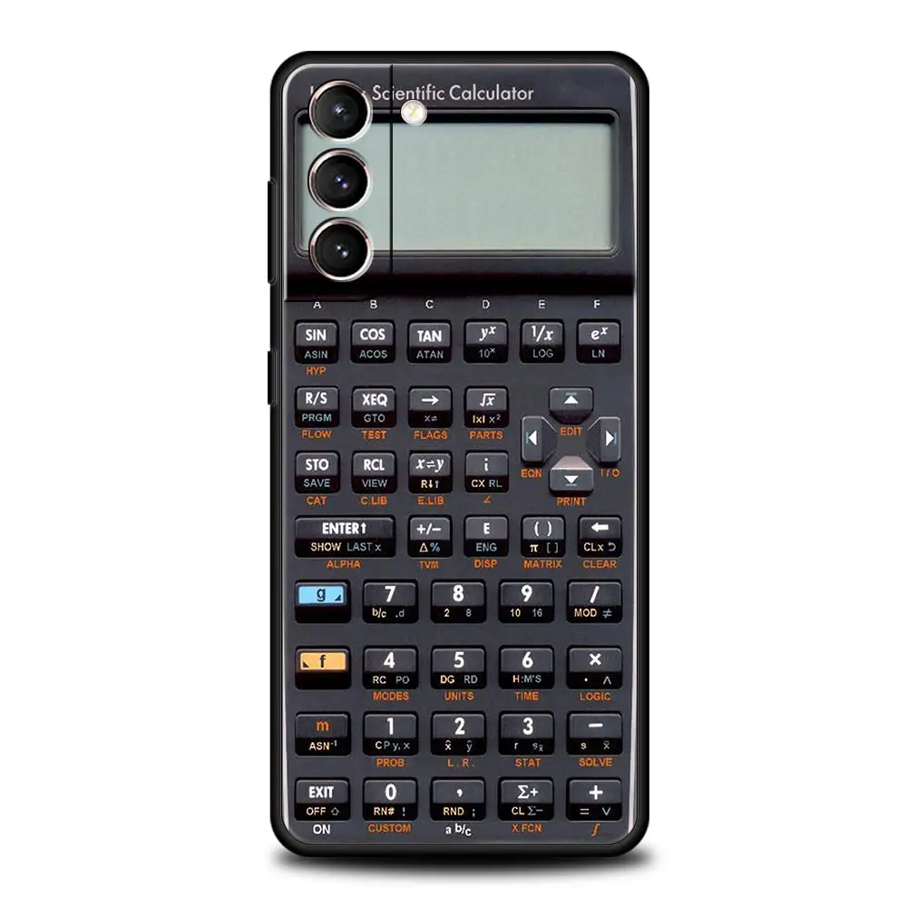 Vintage Calculator Design Soft TPU Phone Case Cover