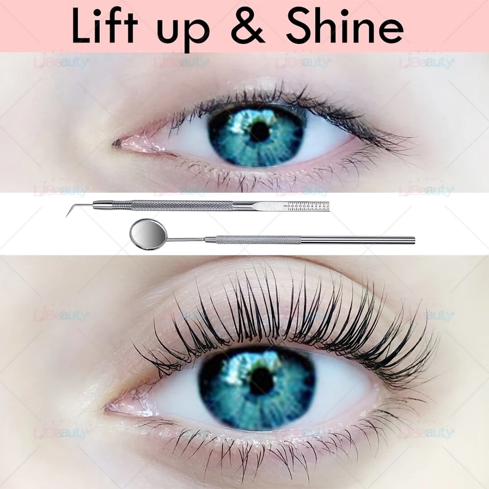 Libeauty 1 Paar professionelle Wimpernpinzette, 3D-Volumen, Wimpernverlängerung, Wimpern, Augenbrauen, ausgezeichneter Verschluss, Pfropfen von Wimpernwerkzeugen – Detail 15