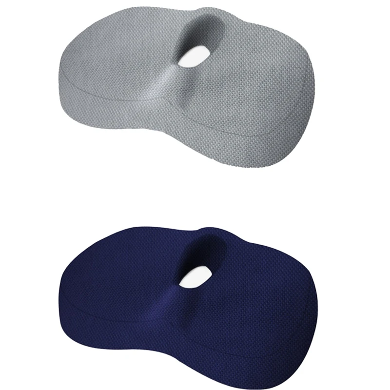 A53Q-Memory Foam Cushion Slow Rebound Office Chair Cushion Support Pillow Sedentary Buttock Pain Relief Massage Cushion 2