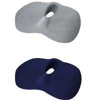 A53Q-Memory Foam Cushion Slow Rebound Office Chair Cushion Support Pillow Sedentary Buttock Pain Relief Massage Cushion 2