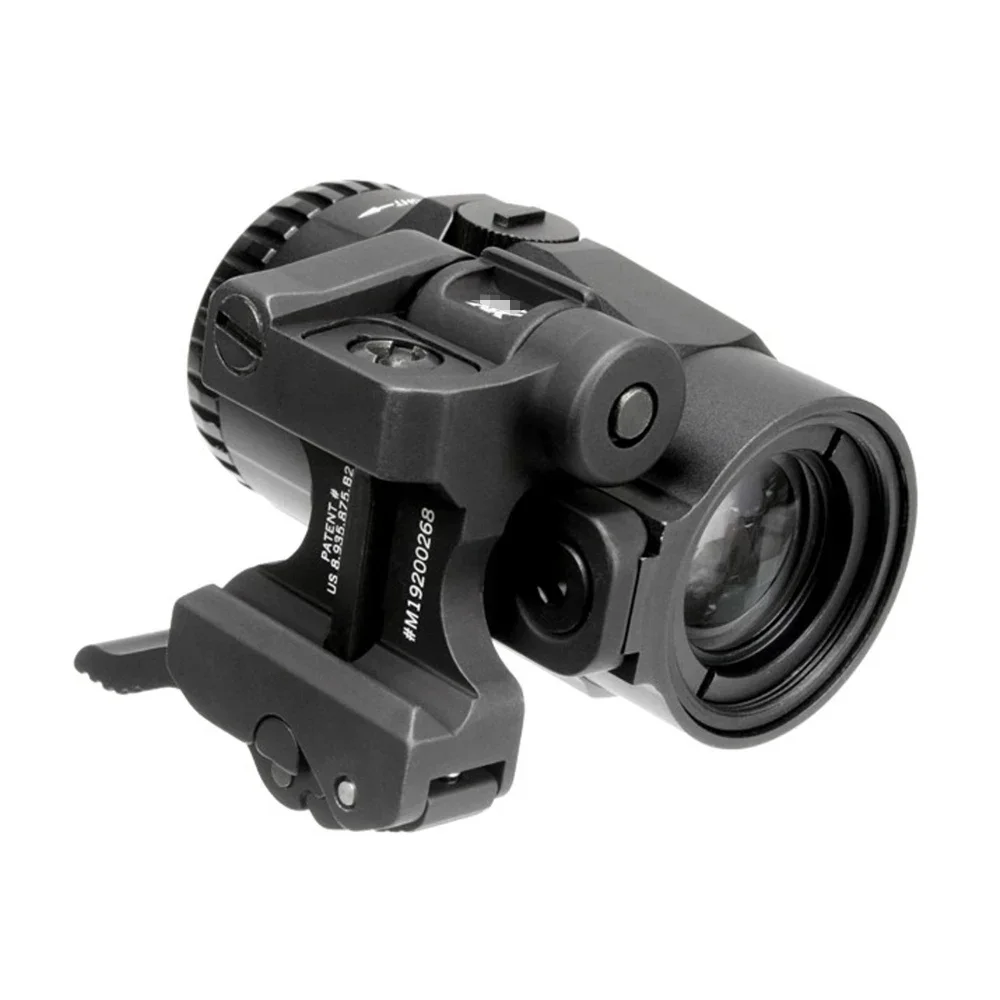 MAGORUI 3x Magnifier Scope Sight with Adjustable QD Flip To Side Mount for Red Dot Sights Hunting Laser Sight 5
