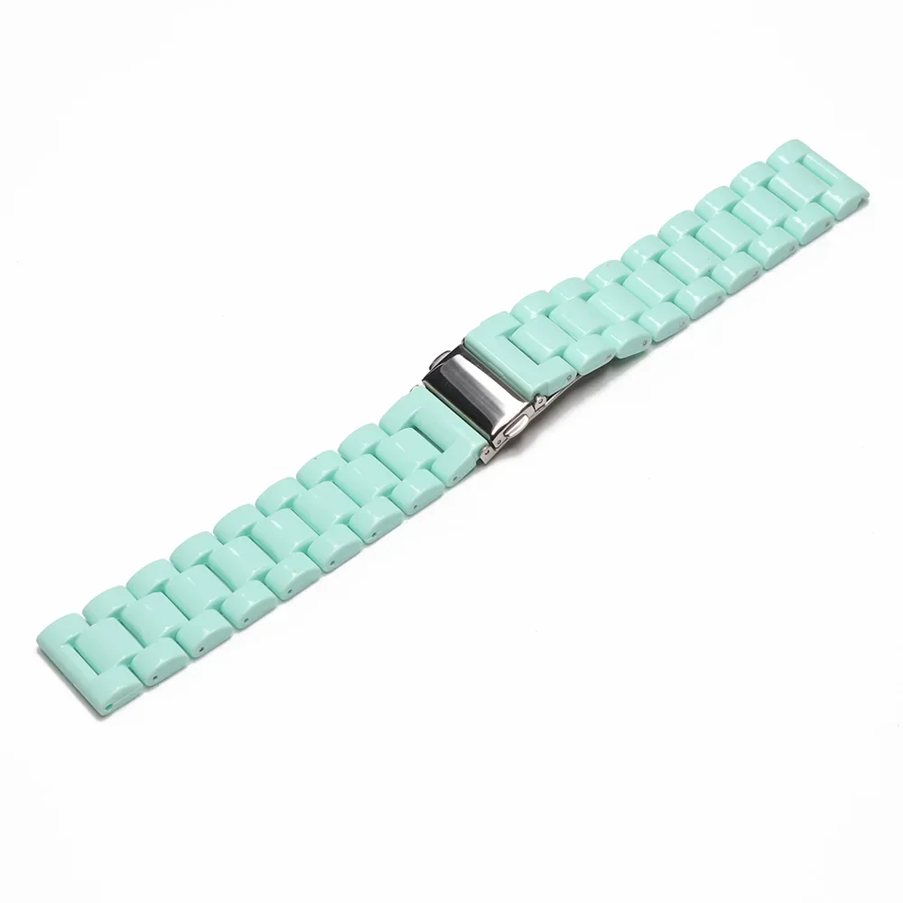 Colorful Transparent Resin Watchband - Fashion Bracelet Strap