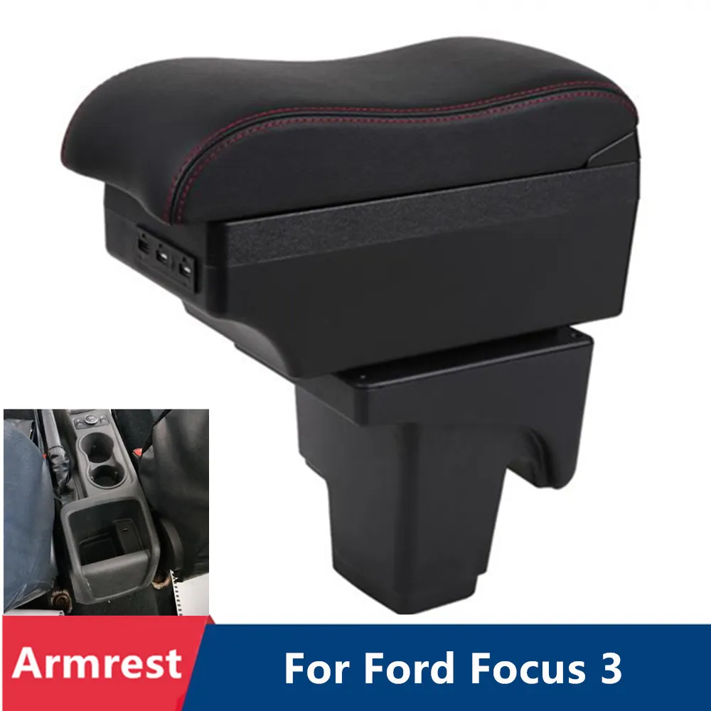 Armrest Box For Ford Focus 3 Mk3 2011 2012 2013 2014 2015 2016 On