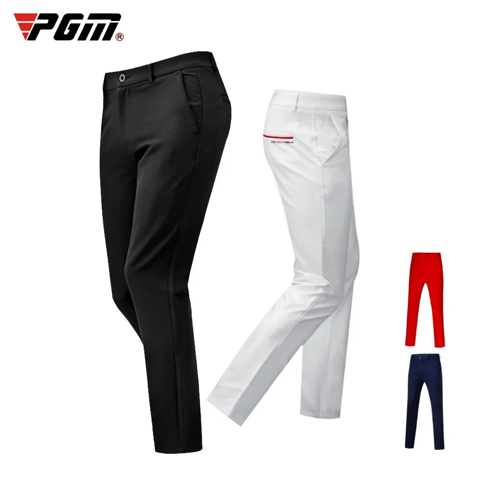 Golf Tennis Men's Long Slim Trousers Spring Autumn High Elastic Sports Wear-resistant Shorts Comfortable Soft Dry KUZ052 golf sports trousers
