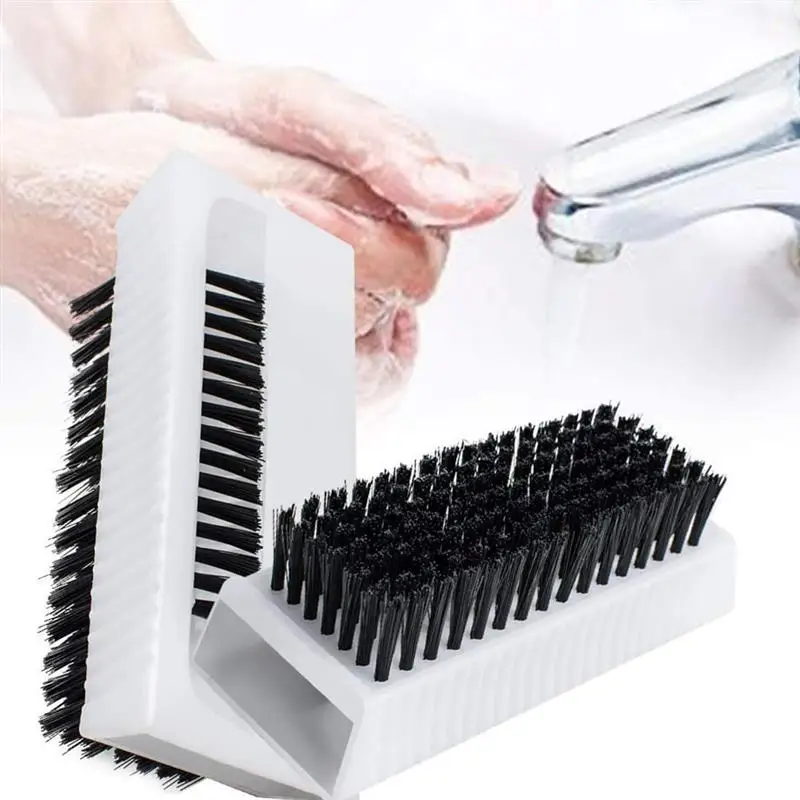 2PCS Fingernail Scrub Brush Hand Cleaning Brush Washing Hand Brush Fingernail Brush For Toes Hands Manicure Tool Nail 4