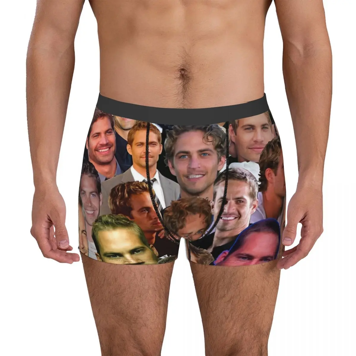 Paul Walker Photo Collage Underpants Cotton Panties Men's Underwear Ventilate Shorts joe louis walker hornet s nest 1 cd