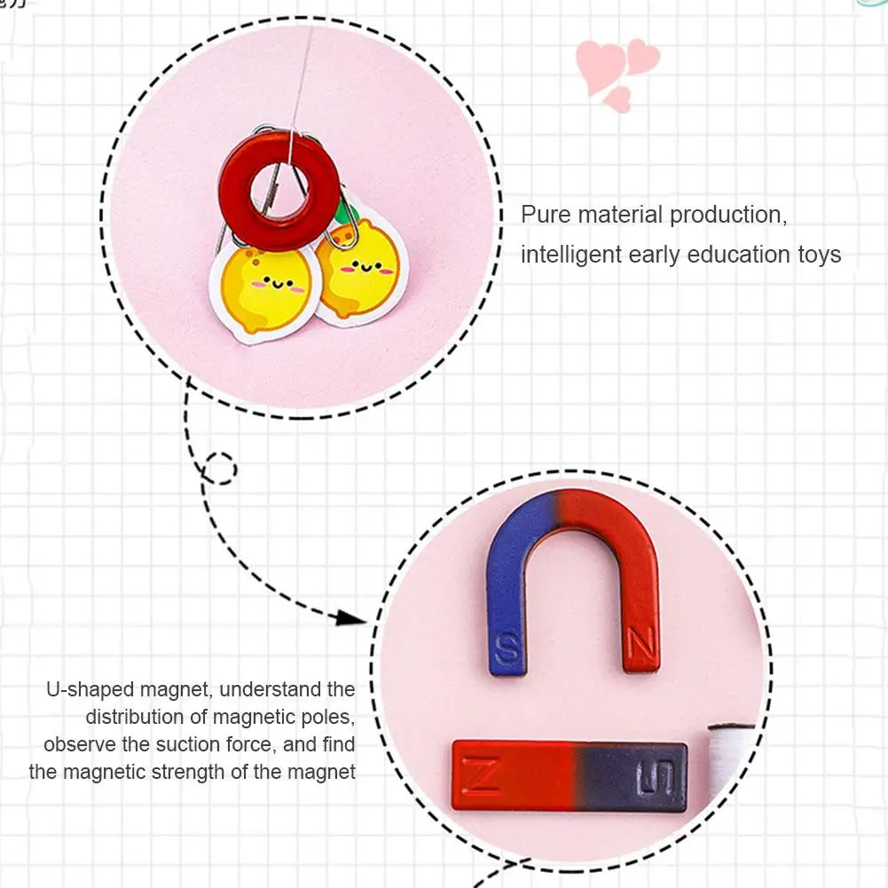 Magnet Set For Student Physics Experiment Teaching Educational Equipment Early Education Toys For Student Gifts Children