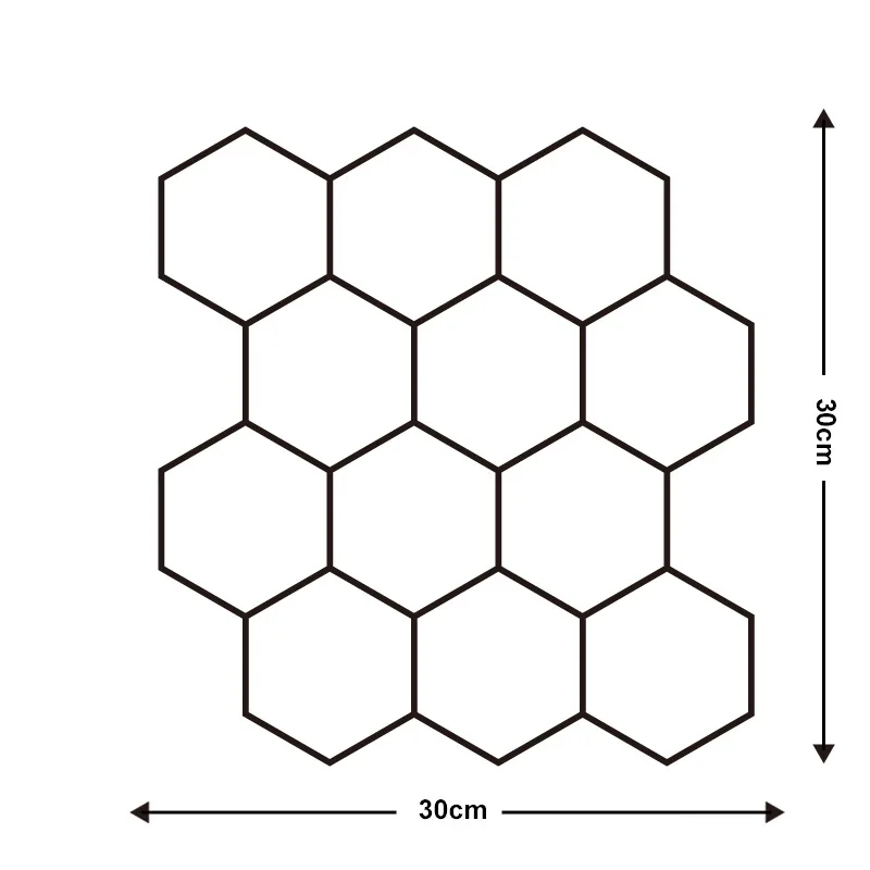 

30CM X 30CM Thickened Aluminium Composite Panel Self-Adhesive Brick Pattern Wall Sticker for Kitchen Bathroom Stickers.