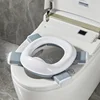 3 in 1 Travel Toilet Seat Foldable Children Potty with Bags Baby Pot Portable Silicone Baby Potty Training Toilet Seat for Kids 2