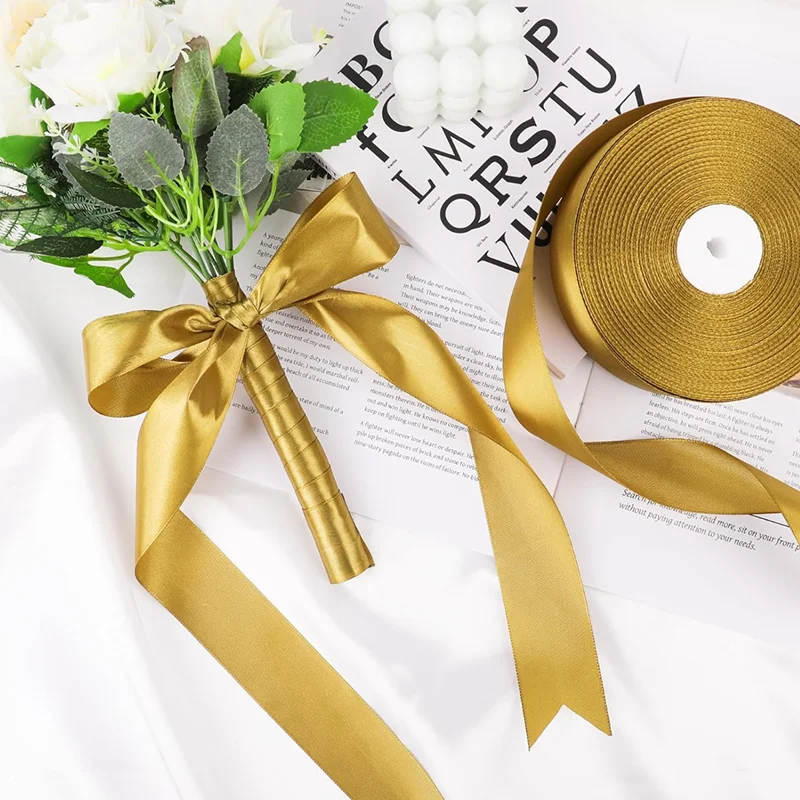 Luxurious Silk Ribbon Assortment for Crafts and Gift Wrapping – Set of 25 Rolls