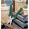 Straight Head Pruning Shears Non-slip HandleStainless Steel Outils Manuels Household Bonsai Garden Scissors Pruing Shear 6
