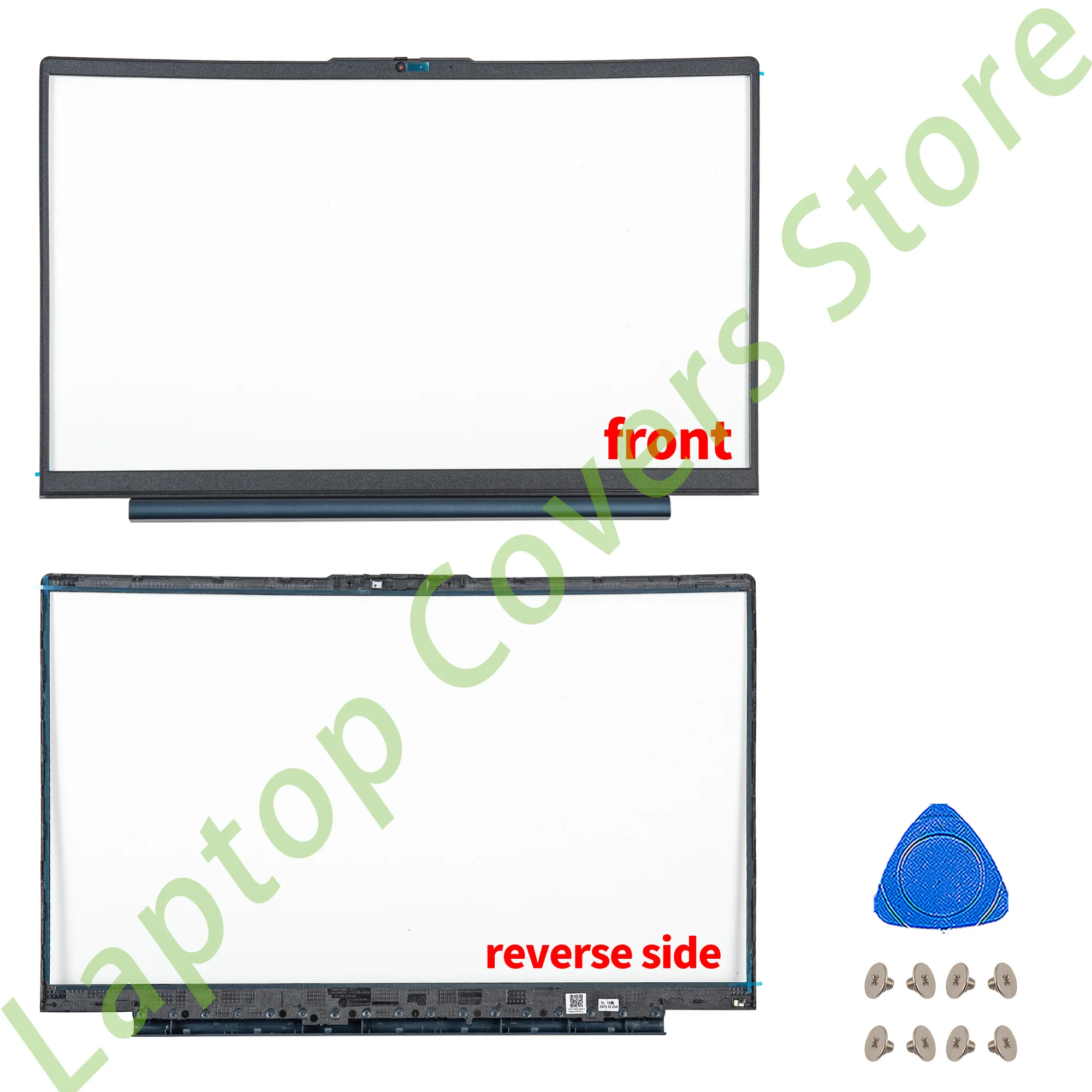 파란색 LCD 후면 커버, 전면 베젤 힌지, 팜레스트 하단 교체 2020, Ideapad 5 15IIL05 15ARE05 15ITL05 15ALC05