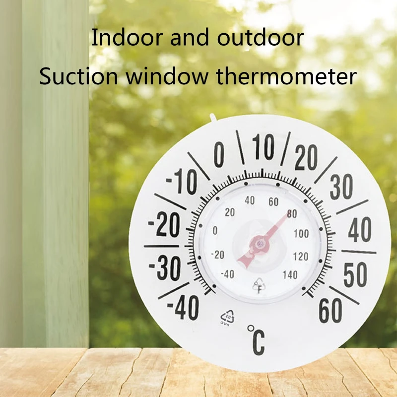 

Transparent Temperature Thermometer Battery-free Suction Clear Temperature Meter