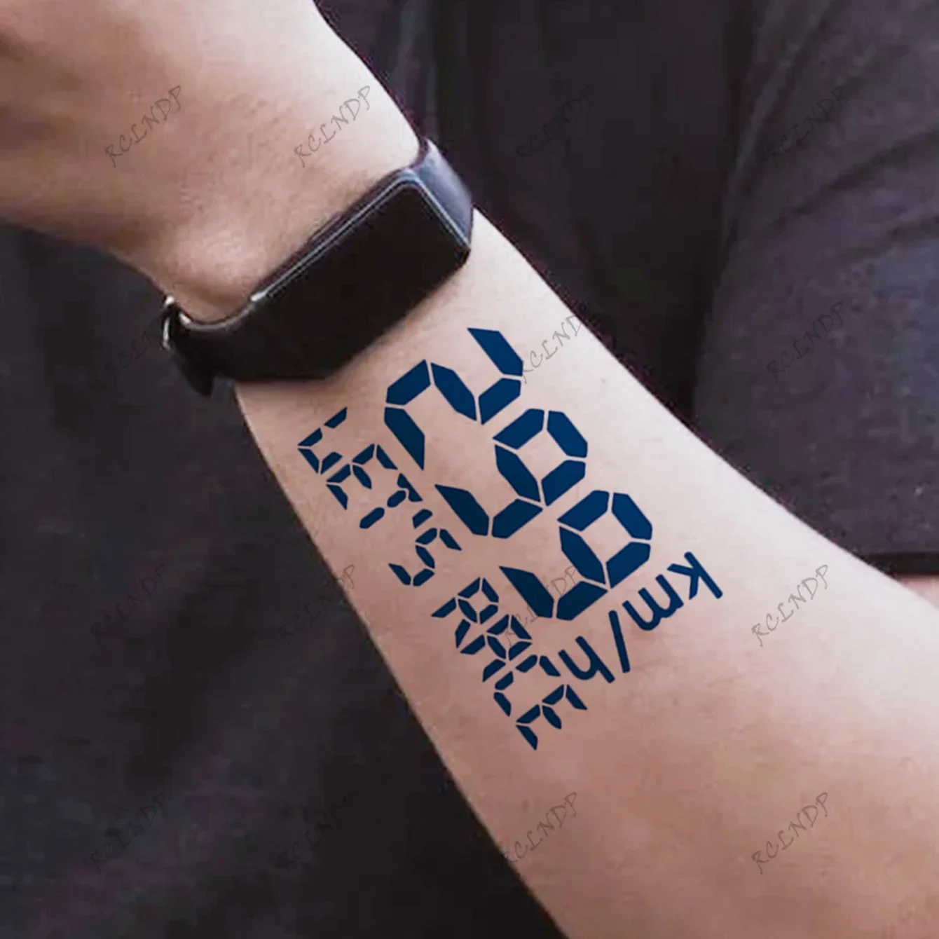 1pc semi-permanent long lasting Waterproof Temporary Tattoo sticker Compass arrow dragon flash tatto fake tatoo for men women 5