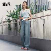 Semir Jeans femmes 2025 nouveau Style d'hiver avec pantalon doublé polaire longueur au sol pantalon à jambes larges de Style Hong Kong 6