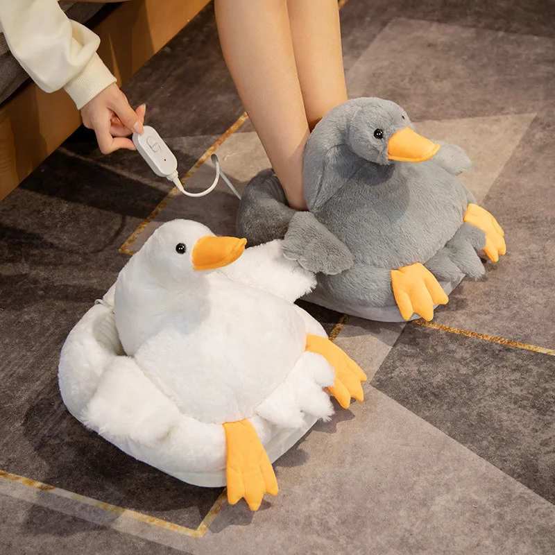 Kunyeah USB Heated Slippers Foot Warer Shoes Charger Electric Heating