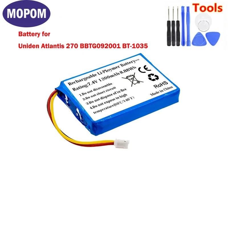 Uniden Walkie Talkie Replacement For Uniden Atlantis 270 Battery