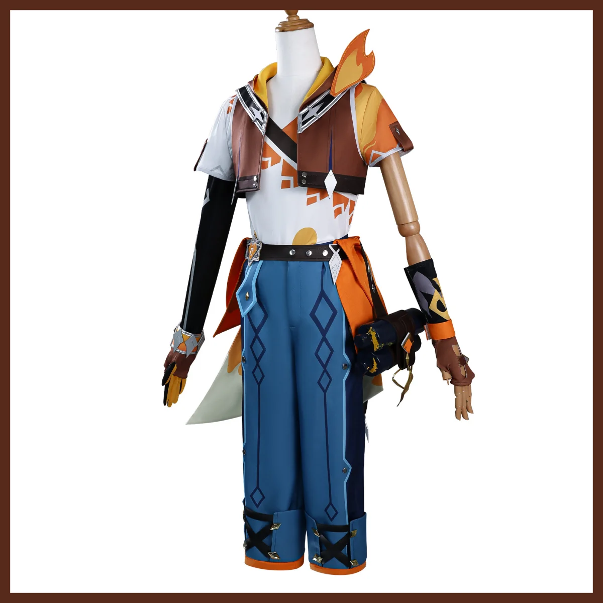 Genshin Impact: Bennett | Knights of Favonius Uniform Cosplay Costume Set 31 Genshin Impact Bennett Knights of Favonius Uniform Cosplay Costume