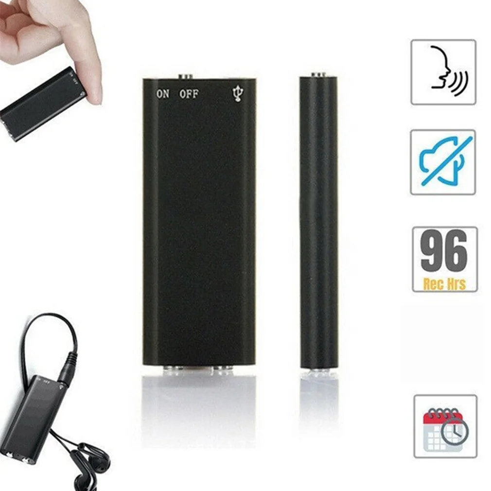Minienregistreurvocalprofessionnel,8go/16go/32go/64go,DictaphonenumériqueUltra-fin,HD,réductiondubruit,enregistrement,lecteurMP3-AliExpress44