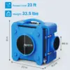 Negative Machine Cleaner Scrubber Water Damage Restoration Equipment Air Purifier 1
