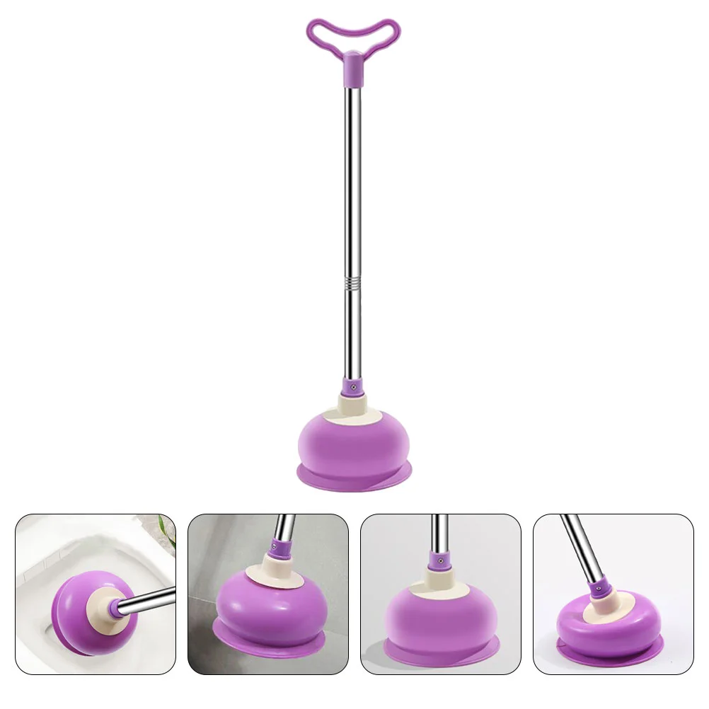 

Toilet Unclog Cleaner Rubber Sewer Pipe Clogging Solver Plunger Closestool Dredging Heavy Cleaning Accessory Durable