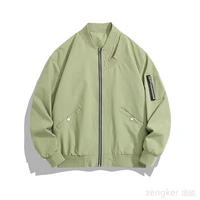 Spring Autumn Men's Baseball Suit Plus Size Jacket Trendy Long sleeved Stand up Neck Loose 150kg 9xl bomber jacket men 2