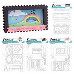 Exploding Box Theater Box Matchbox New Metal Cutting Dies Scrapbook Decoration Emboss Template Make Diy Greeting Card Molds 2022