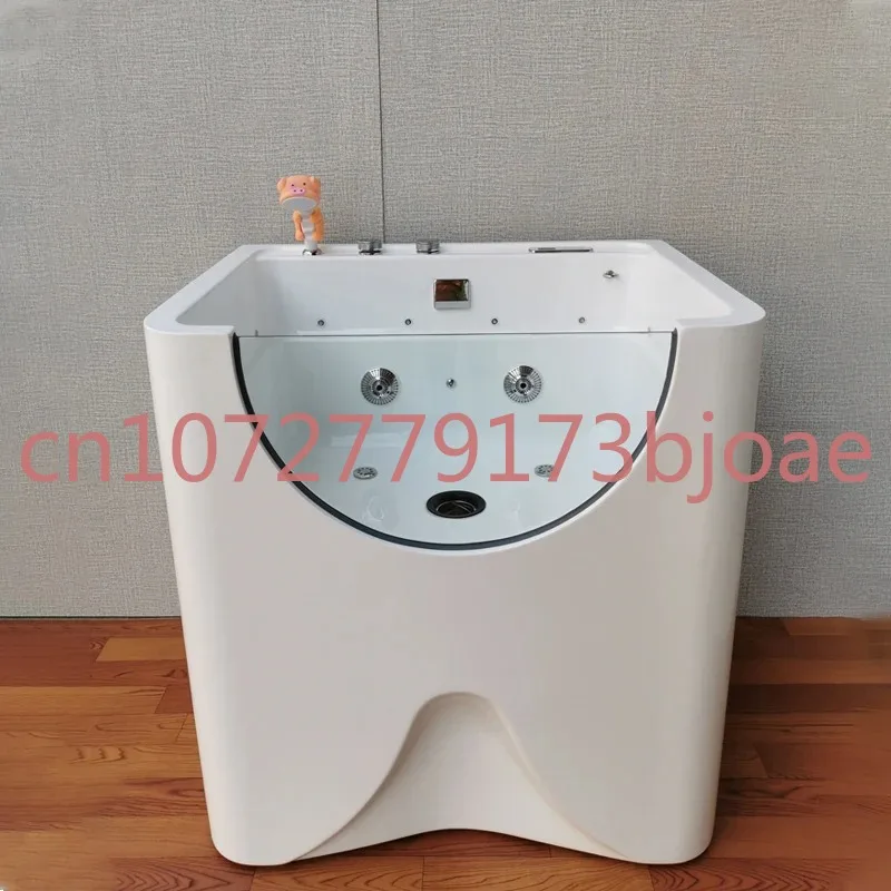 

NEW arrival dog bathtub massage machine pet spa bathtub transparent dense bubbles pet freestanding massage bathtubs ozone spa