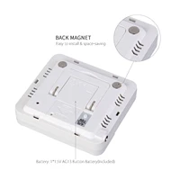 Thermomètre numérique pour réfrigérateur et congélateur avec écran LCD, alarme et température maximale et minimale pour intérieur et extérieur 4