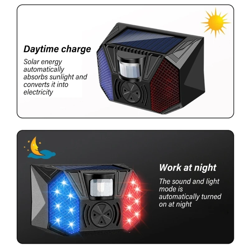 Solar Powered Security Alarm Siren Systems For Home Farm Outdoor Property Safety