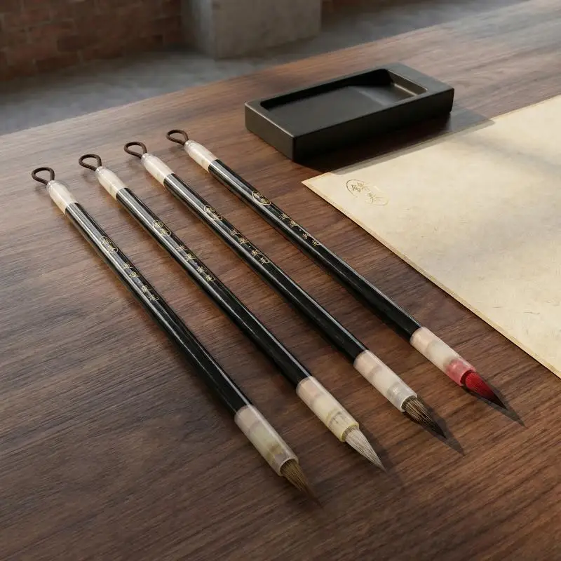 Chinese Traditional Calligraphy Brush Hook Line Calligraphy Brush Pen Art Paint Brush Oil Painting Scriptures Writing Brush