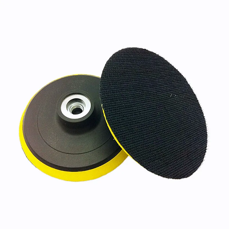Car Backing Plate Pad Hook Loop Polishing ing Disc Sandpaper Self-adhesive Abrasive Tools Electric Grinder 8MM Shank Sander