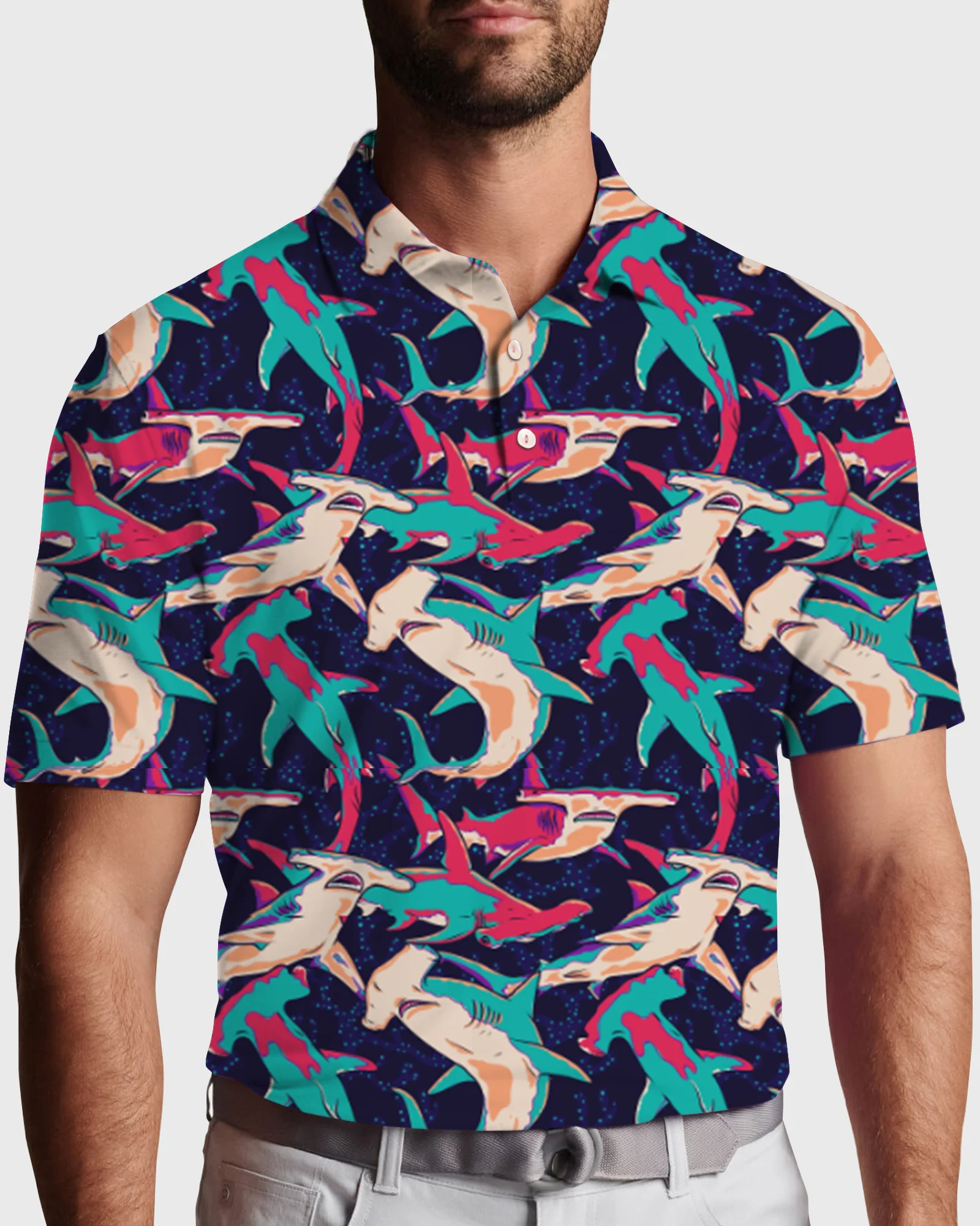 

Hammer Time Polo T-Shirts Art Print Trending Shirt Summer Short-Sleeve Custom Clothing