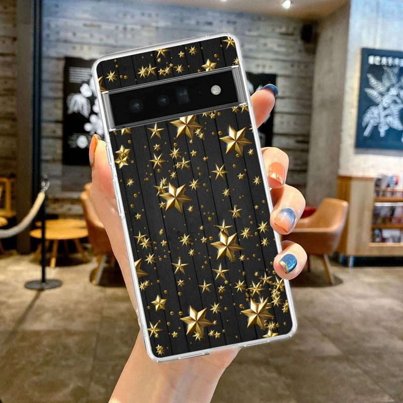 Vibrant Starry TPU Phone Case - Transparent Protective Cover