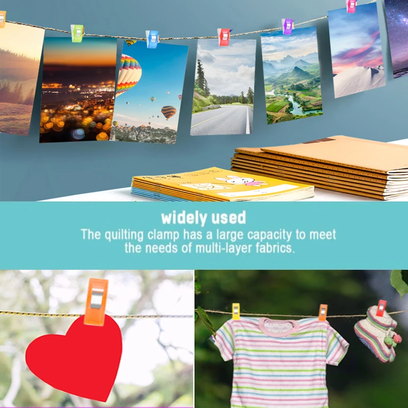 Sewing Clips Plastic Clips 25-50pcs Fabric Quilting Craft Sewing Knitting Clips For DIY Patchwork