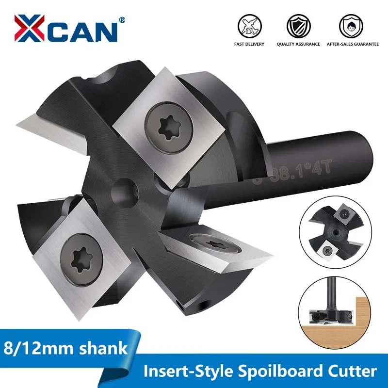 XCANCarbide Slab Flattening Router Bit, fresa, spoilboard CNC