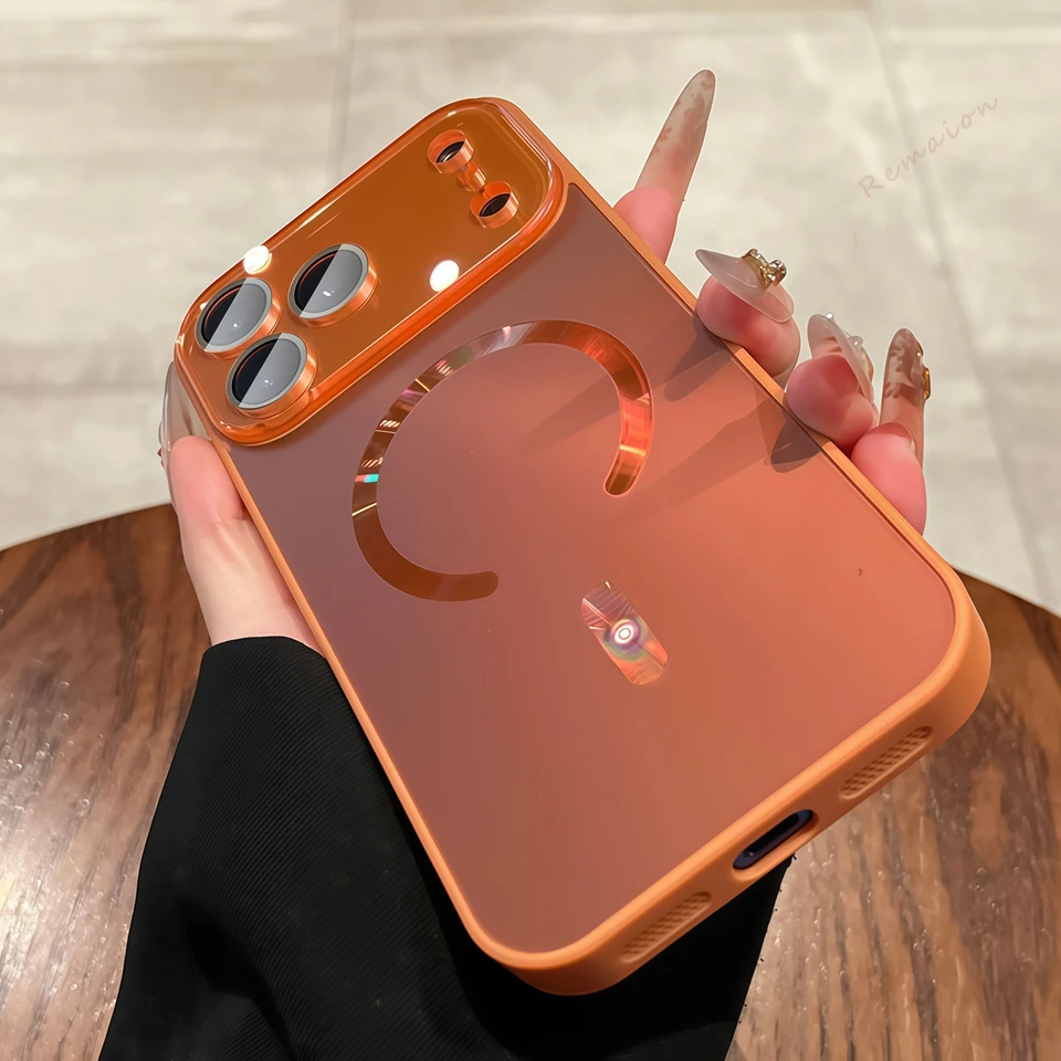 รูปสินค้า เคสแม่เหล็กกลิตเตอร์หรูสำหรับ iPhone 17/16 Pro Max