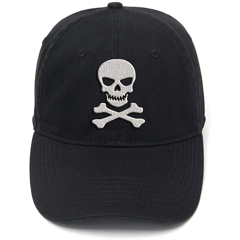 

Lyprerazy бейсболка с принтом черепа и кросс-костей из мытого хлопка для мужчин и женщин унисекс в стиле хип-хоп