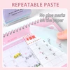 BAOKE 4 Colors Transparent Colorful Sticky Note TZ3015/TZ3016/TZ3017 4