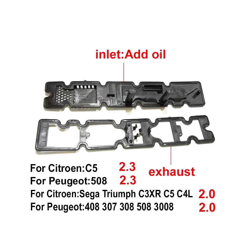 Engine Air Intake and Exhaust Valve Chamber Cover Gasket Seals for Peugeot 307 308 408 for Citroen C5 Sega Triumph 2.0