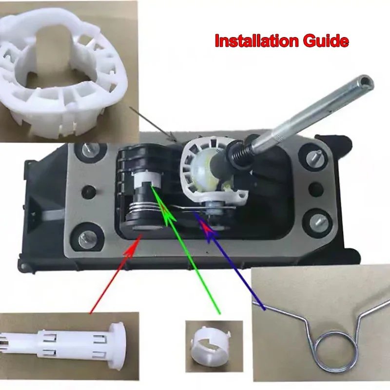 Manual Gearbox Repair Kit for VW Audi Seat Skoda Shift Lever Cable Linkage Bushing Bearing Shell Case Selector Rods