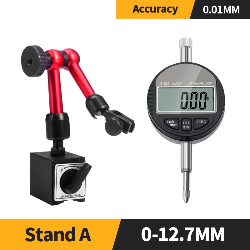 Magnetic Base Holder for Dial Indicator Measuring Tools