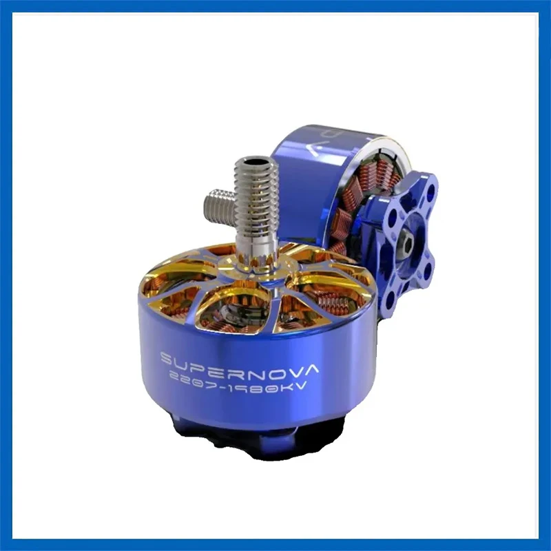 

Rcinpower AOS Supernova 2207 1980KV 5-6S FPV Brushless Motor AOS Gear Compatible with 5inch Propeller for RC FPV Racing Drones