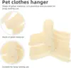 10-40 Pack Plastic Mini Pet Hangers Dog Clothing Hanging Racks Doll Outfit Hanger Puppy Accessories Coat Costume Hangers 1