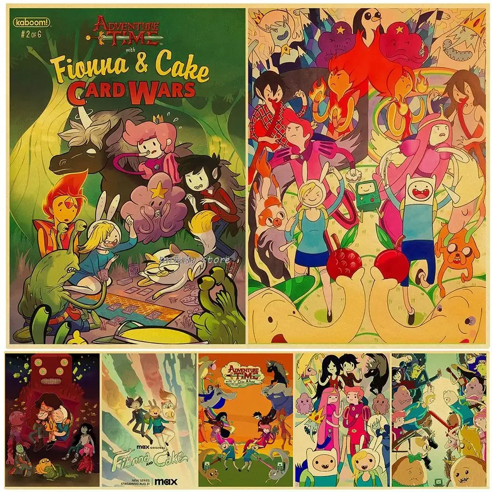 Fionna and Cake Wallpaper: How This Scandinavian-Style Adventure Time  Poster Transformed My Bedroom Into a, image size:1000x1000