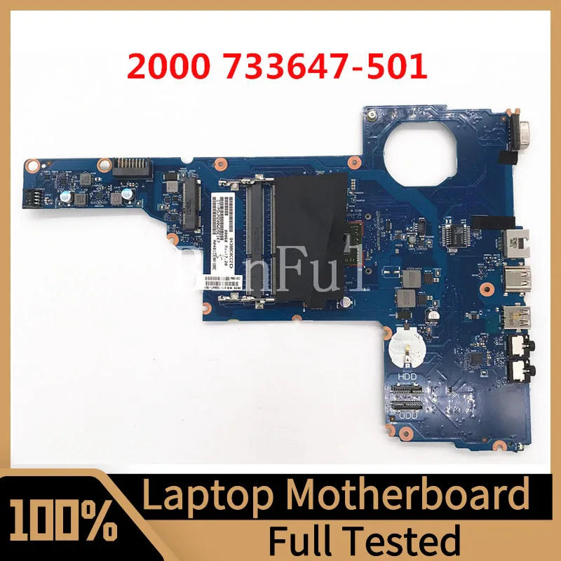 733647-501 733647-601 733647-001 Mainboard For HP 2000-2D Laptop Motherboard 6050A2562701-MB-A02 With E1-2100 CPU 100% Tested OK
