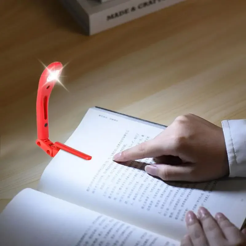 Clip-on Book luces led For Reader Kindle Folding LED Book Lights Reading Lamp Flexible With Battery led lights